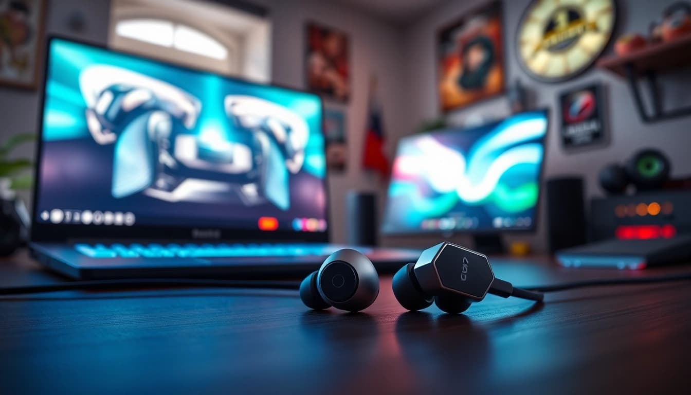 Experience crisp audio with PRO60 Gaming Earbuds designed for immersive gaming.