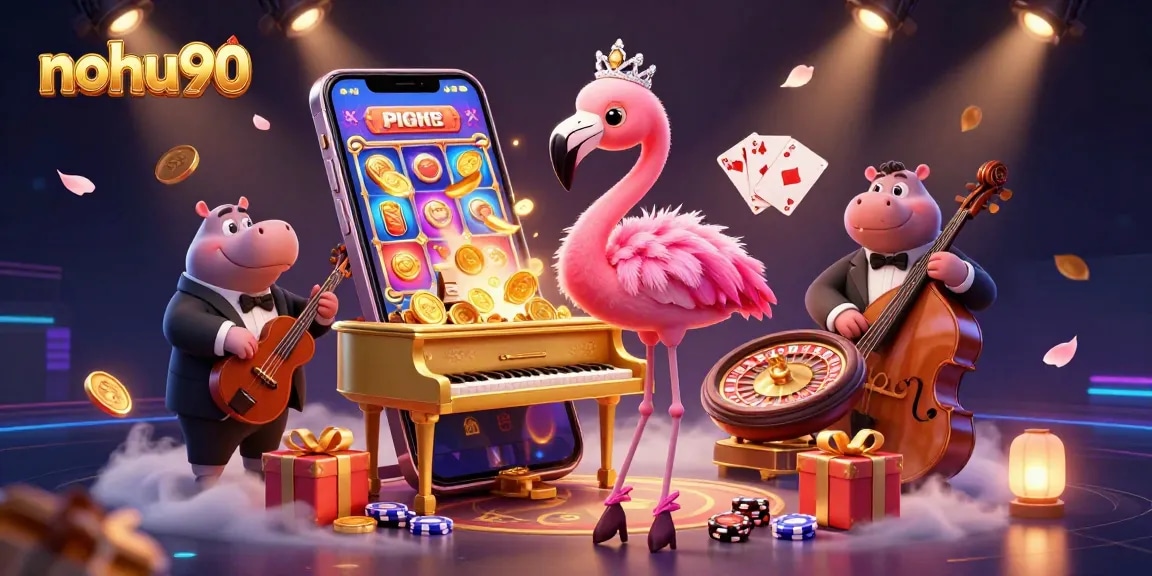Nohu90 offers thrilling slot games and jackpots with engaging visuals and vibrant colors.