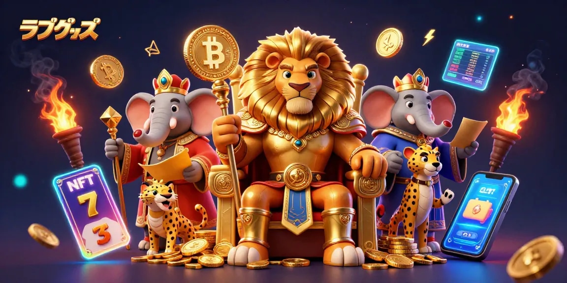 Engage in thrilling ラブグッズ slot gaming with dynamic 3D characters and vibrant casino elements.