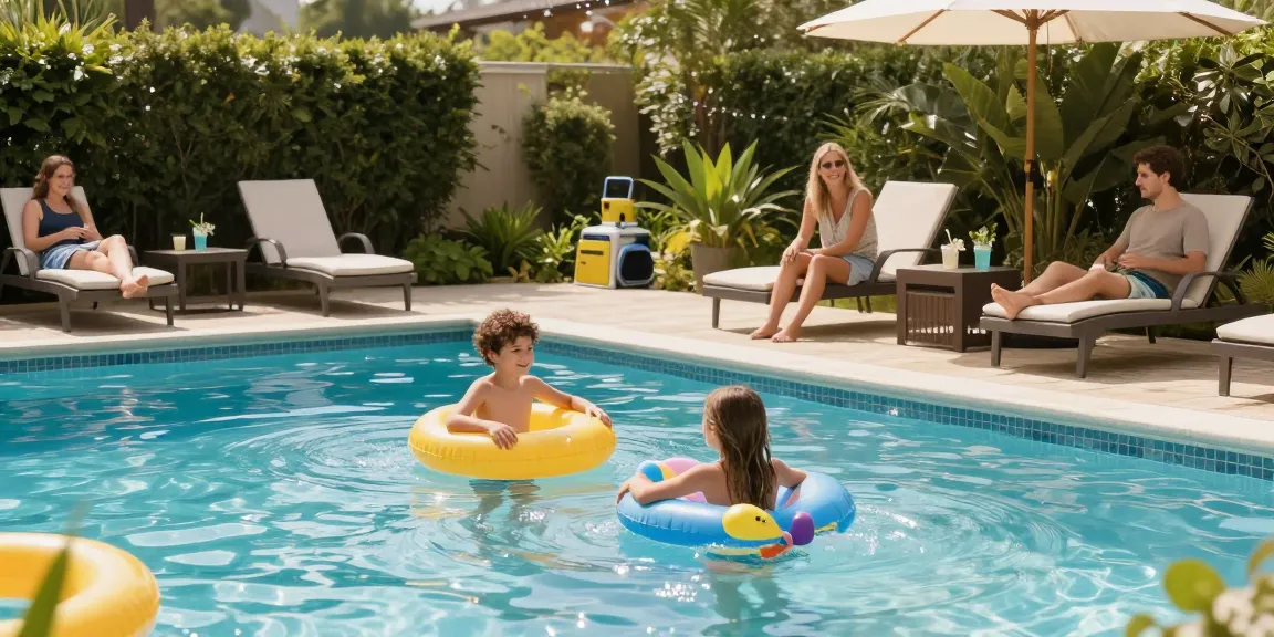 Dolphin Pool Services ensures family enjoyment with professional pool maintenance and inviting outdoor atmosphere