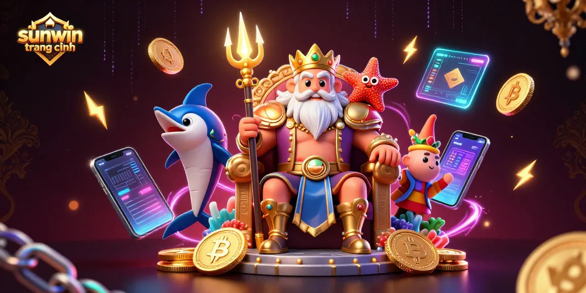 Enjoying diverse games at sunwin trang chính with Neptune and crypto-inspired themes.