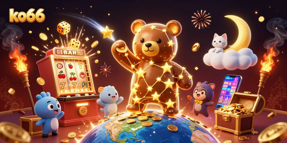 ko66 entertains players with a dazzling jackpot explosion and vibrant gaming elements.