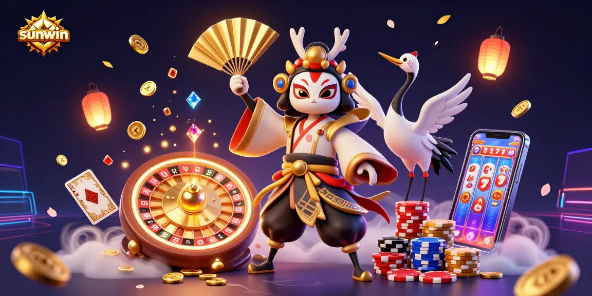 Engage in thrilling casino adventures with sunwin as kabuki warriors and lucky charms unite.
