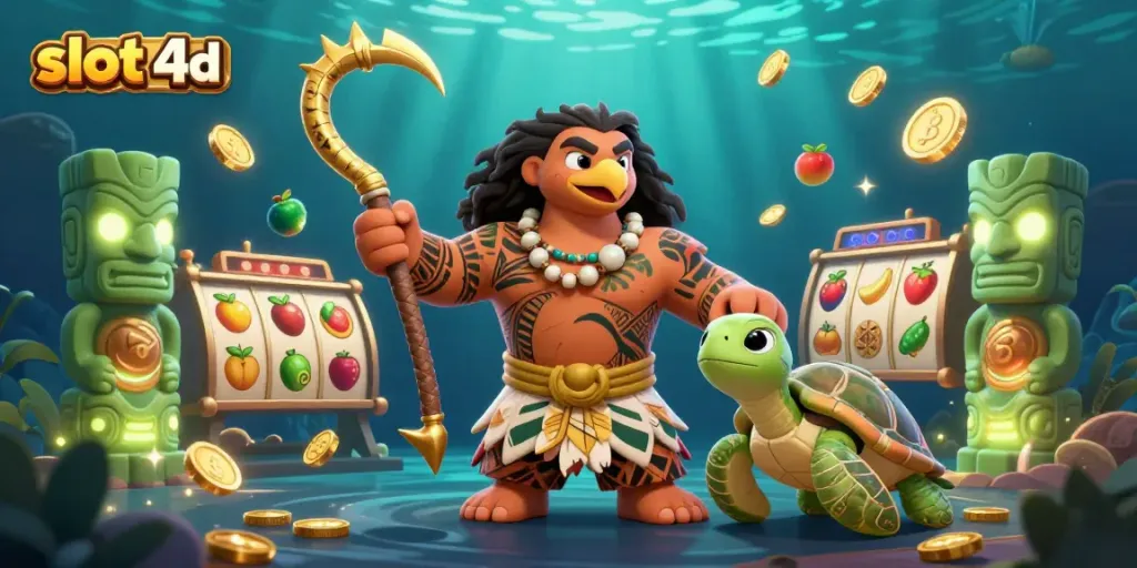 Discover engaging slot 4d action with dynamic illustrations of winning symbols and characters.