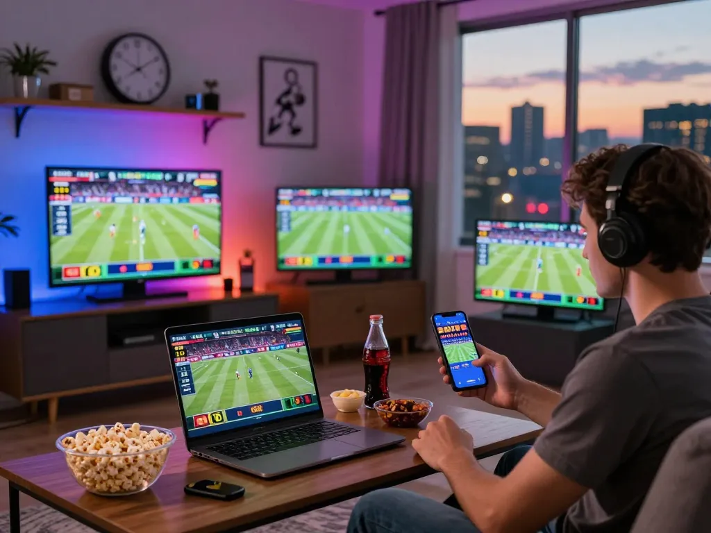 Engaging online betting atmosphere at home with https://okfun.onl/ showcasing live sports and real-time odds.