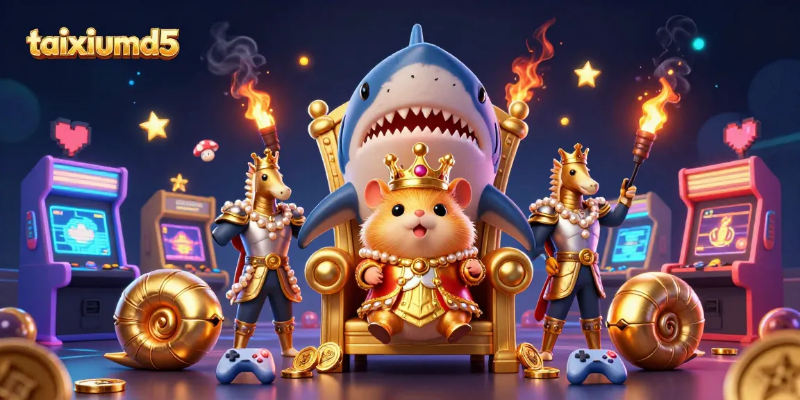 Experience thrilling gameplay with taixiumd5, featuring vibrant characters and engaging casino elements in a stunning 3D illustration.