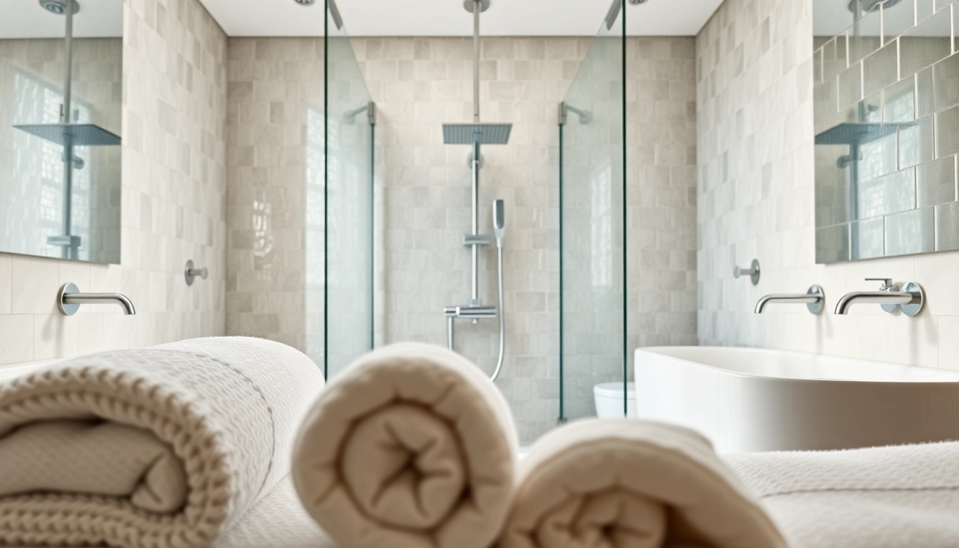 Admire stunning elegant showers au that enhance luxurious bathroom design with modern fixtures.