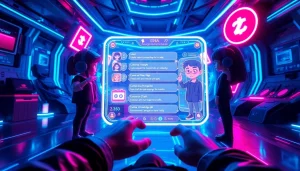 Engaging chat interface showcasing crush on ai with vibrant AI characters.