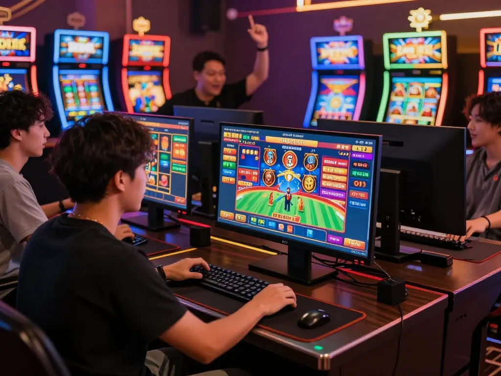 Exciting lô đề hôm nay gaming scene with vibrant player interactions and live dealer games.