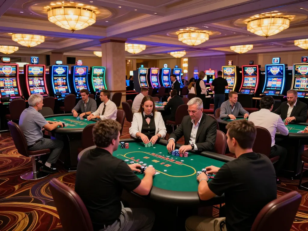 Players at FC88 poker tables enjoying an engaging casino experience with vibrant atmosphere.